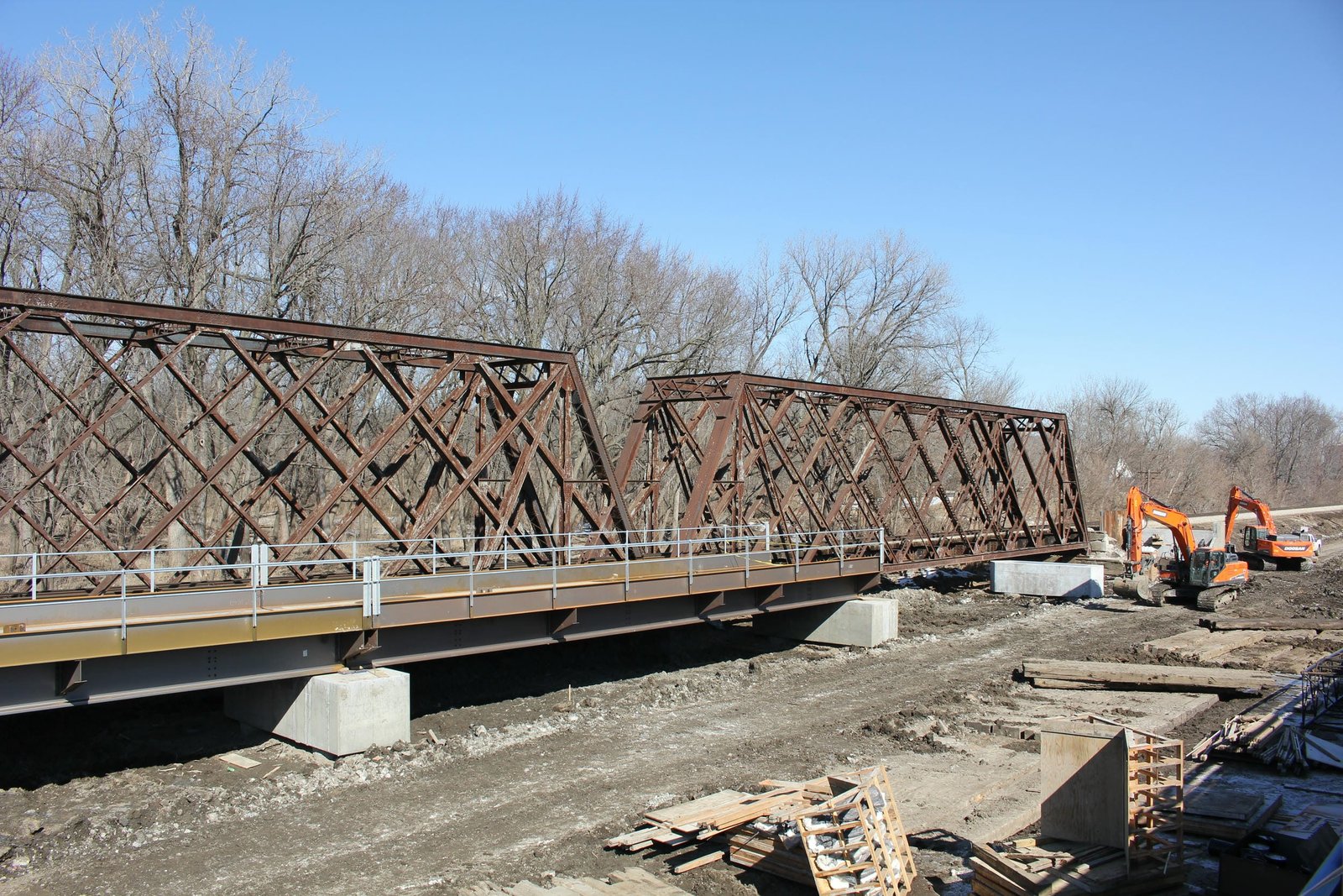 East end during replacement